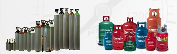 2 different types of gasses