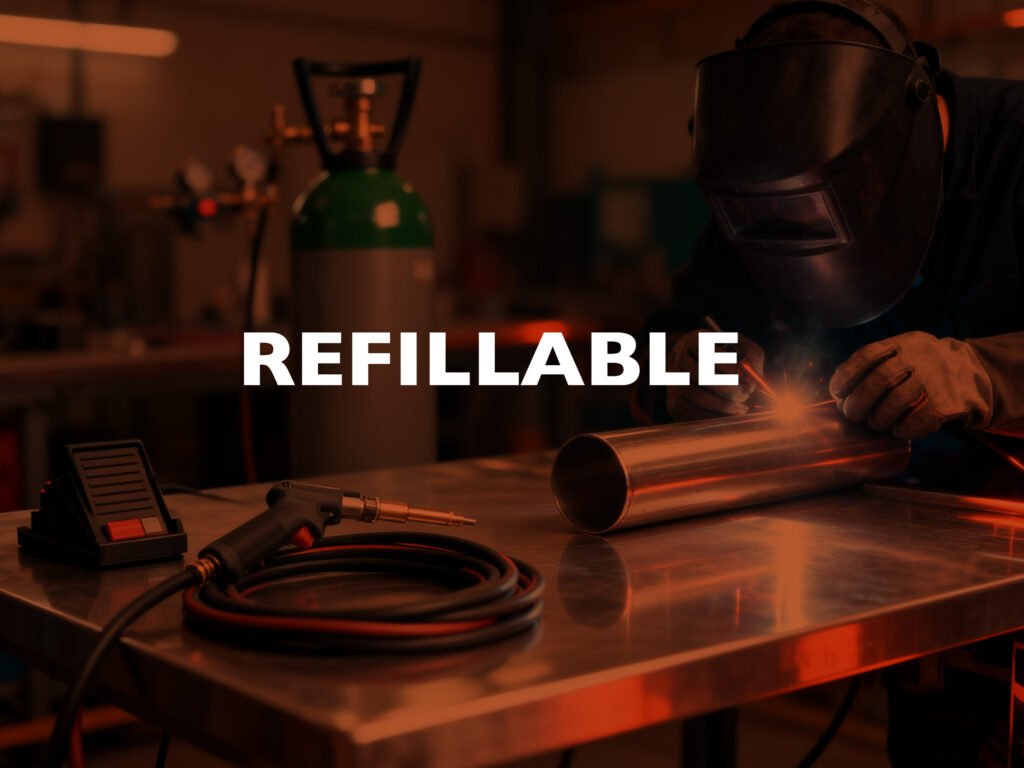 TIG Welding Gas – Refillable Cylinders